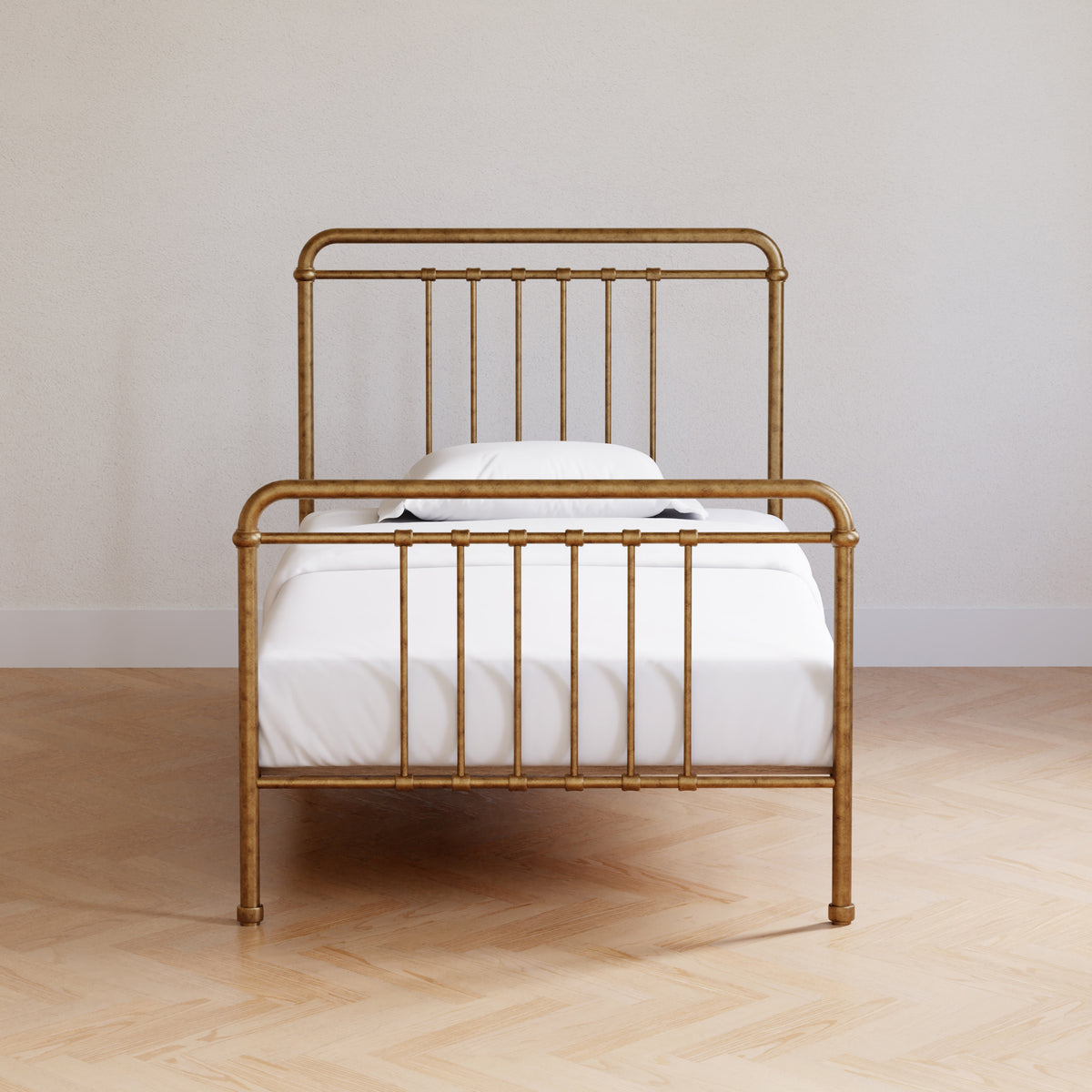 M15369VG,Namesake Kids,Winston Twin Bed in Vintage Gold