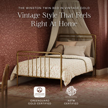 M15369VG,Namesake Kids,Winston Twin Bed in Vintage Gold