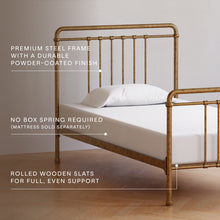 M15369VG,Namesake Kids,Winston Twin Bed in Vintage Gold