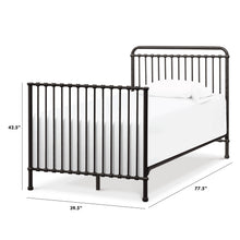 M15389UR,Namesake,Twin Size Conversion Kit for Winston Mini Crib in Vintage Iron