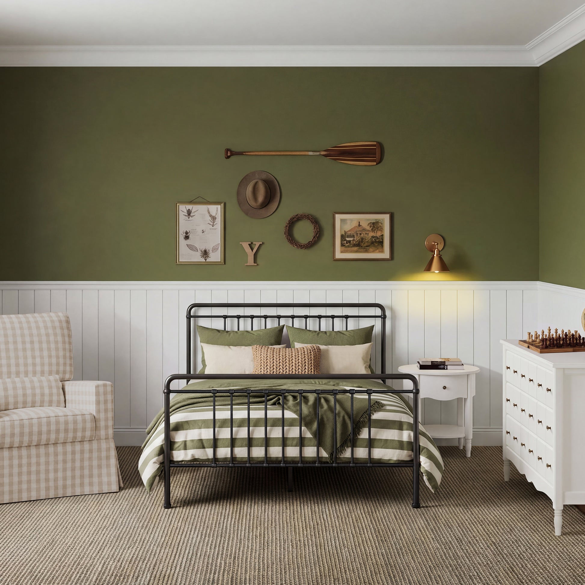 M15396UR,Namesake Kids,Winston Full Bed in Vintage Iron