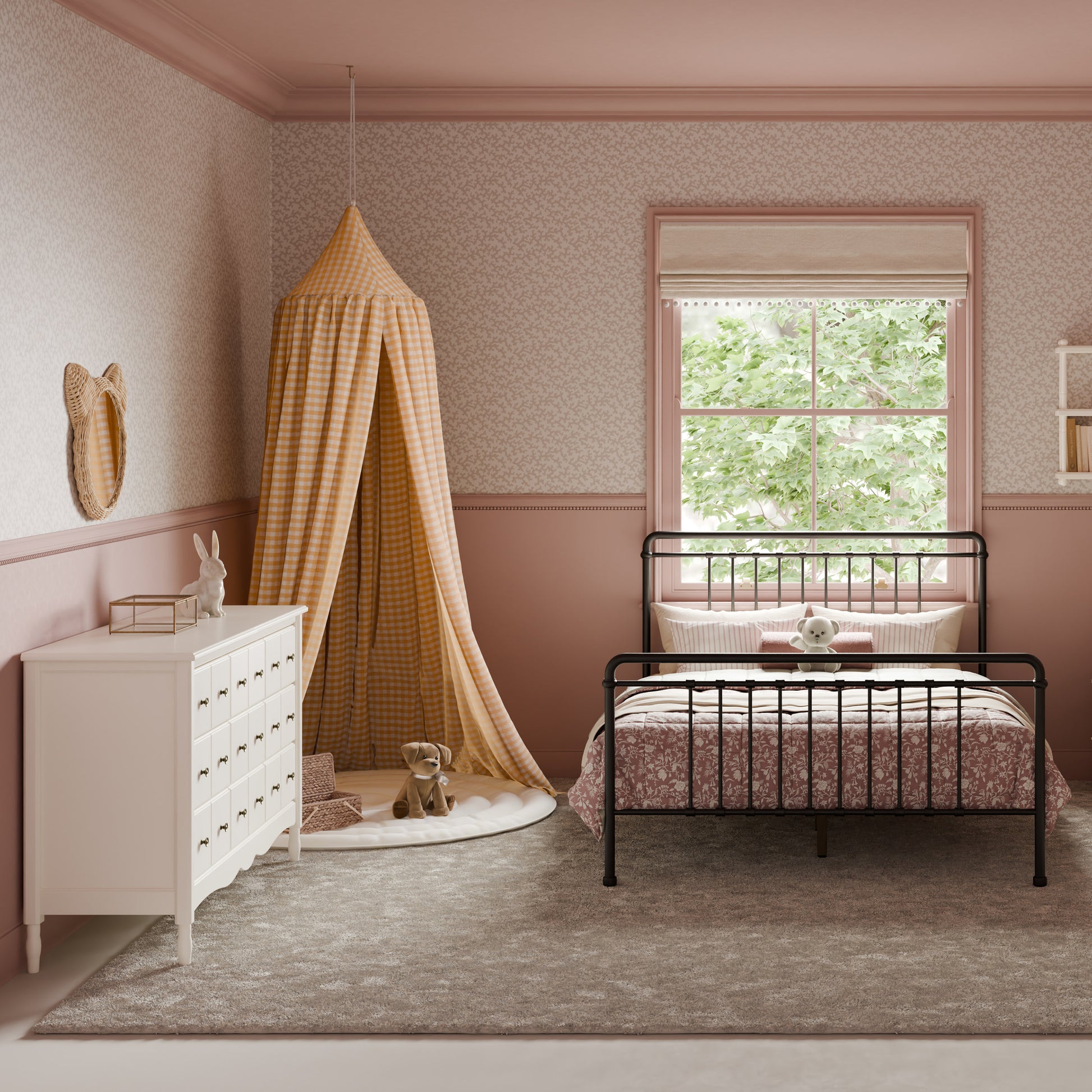 M15396UR,Namesake Kids,Winston Full Bed in Vintage Iron