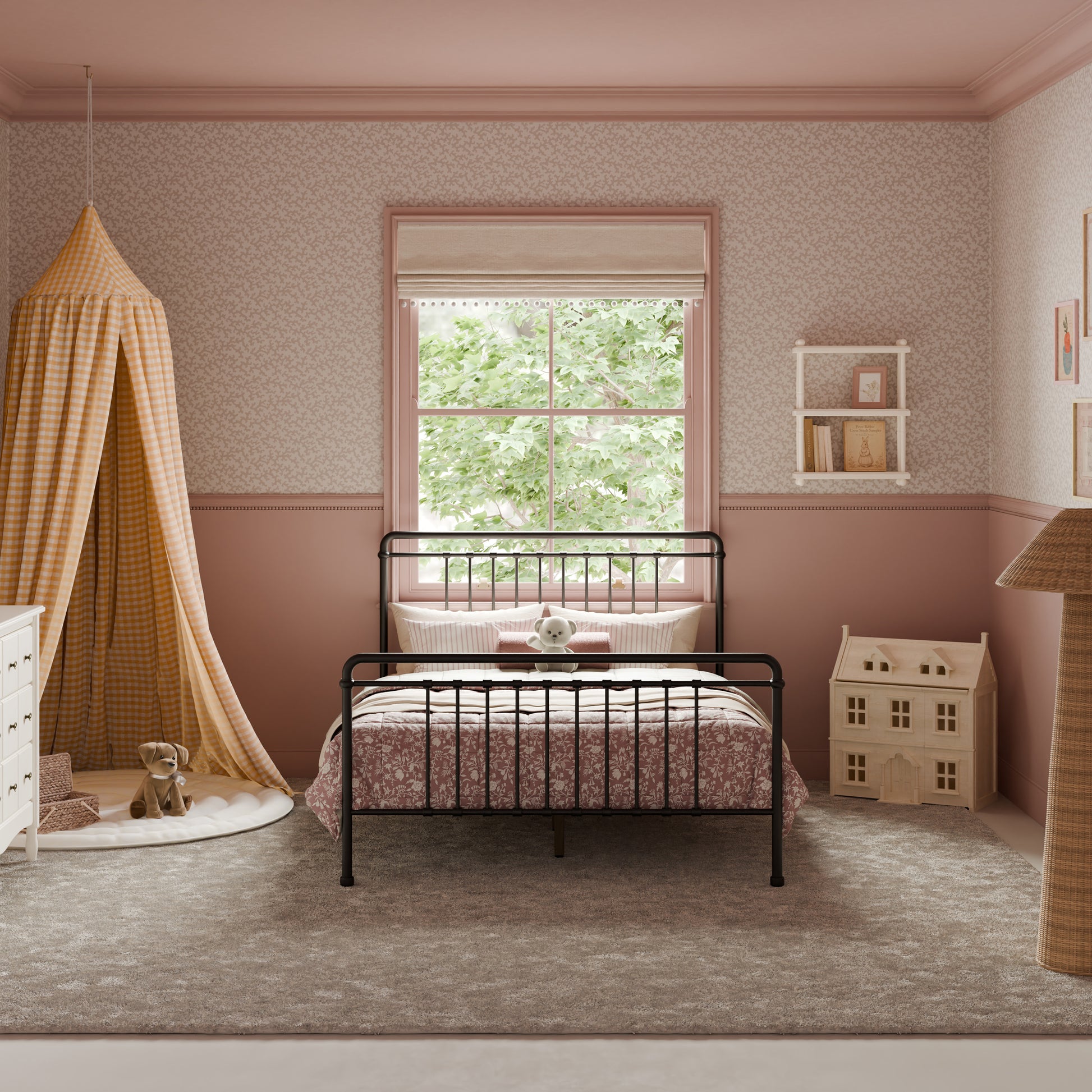 M15396UR,Namesake Kids,Winston Full Bed in Vintage Iron