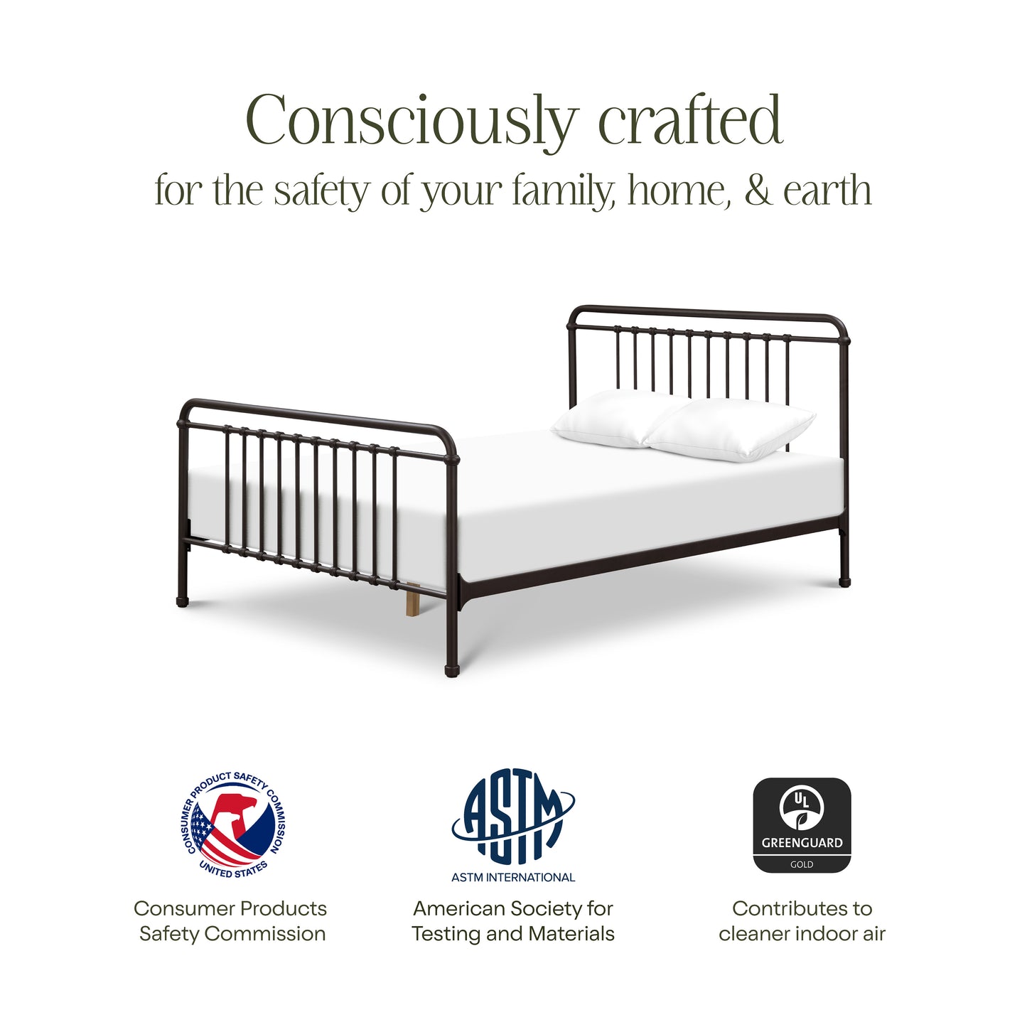 M15396UR,Namesake Kids,Winston Full Bed in Vintage Iron