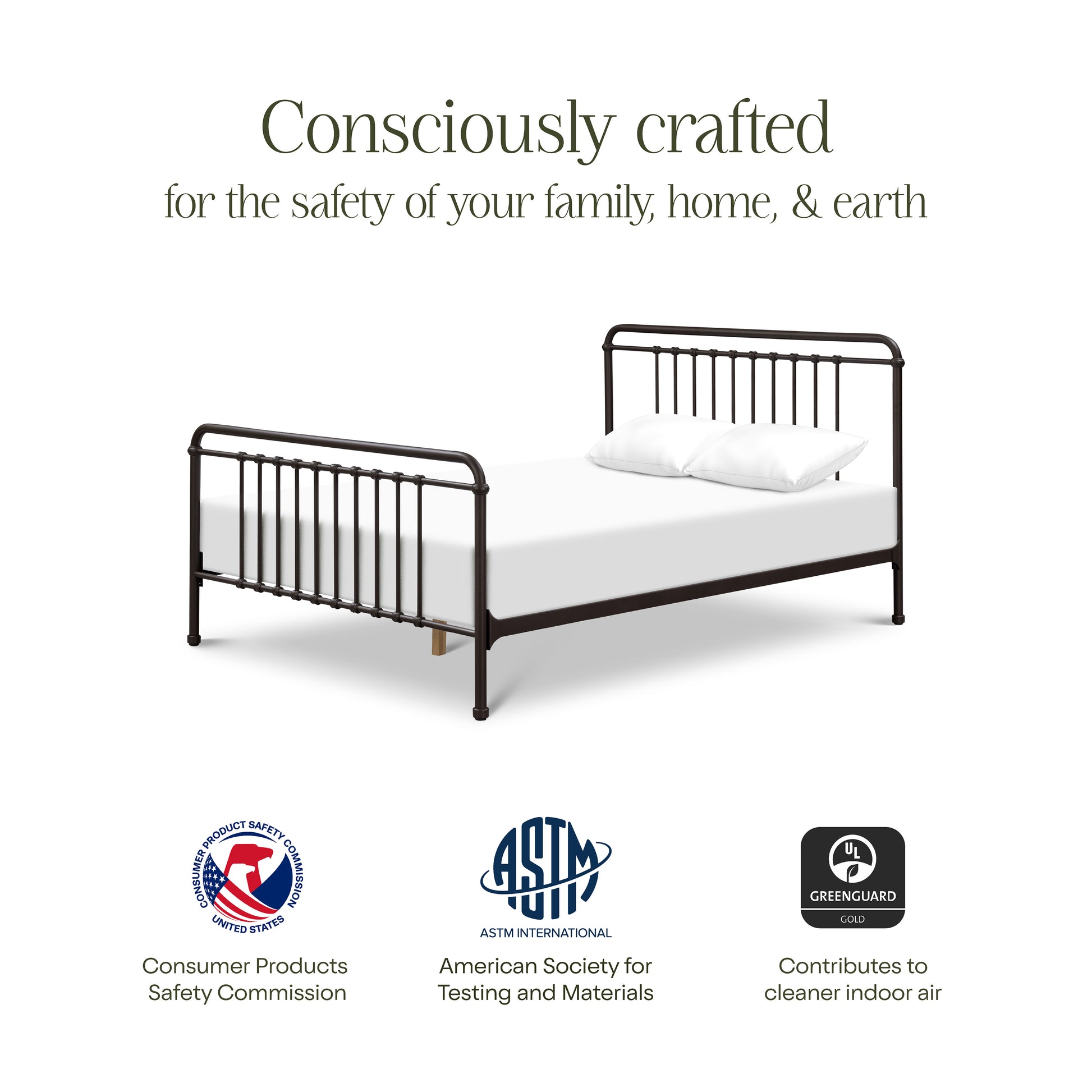 M15396UR,Namesake Kids,Winston Full Bed in Vintage Iron