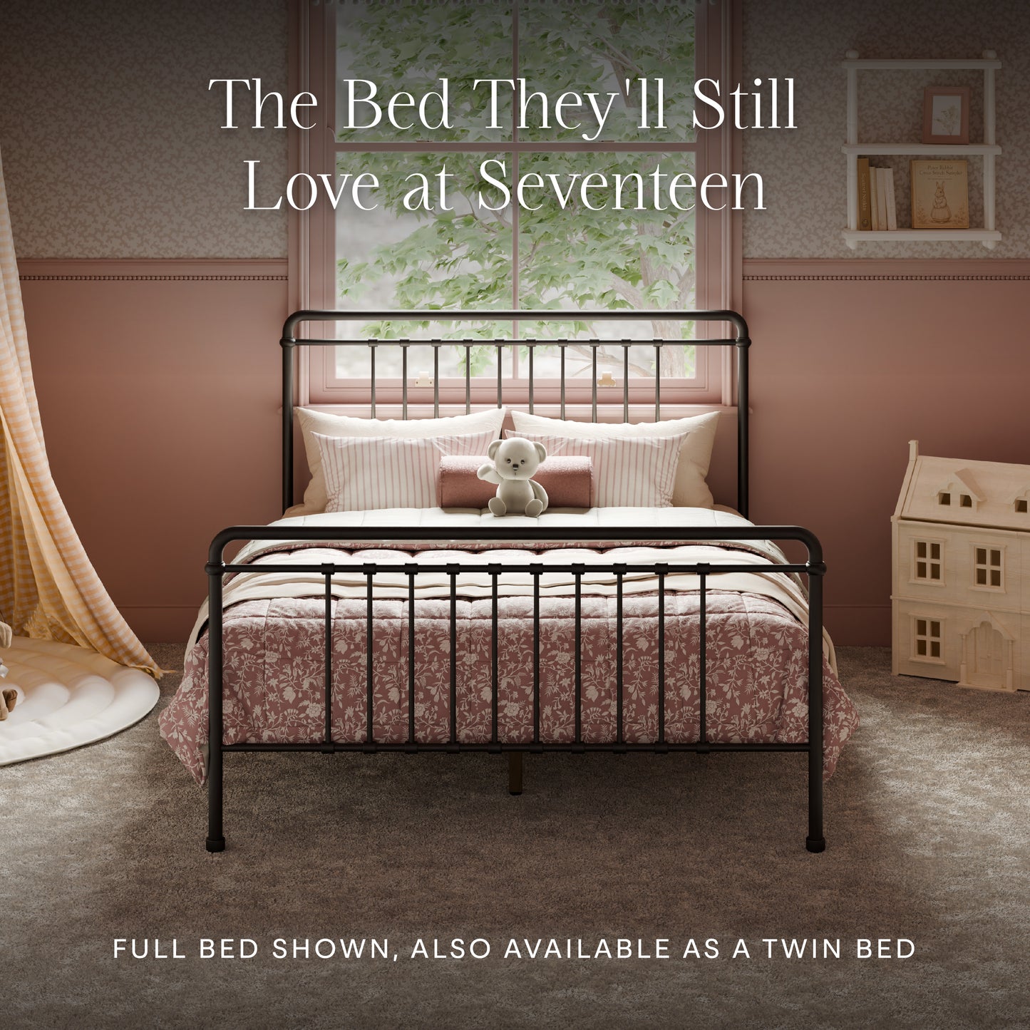 M15396UR,Namesake Kids,Winston Full Bed in Vintage Iron