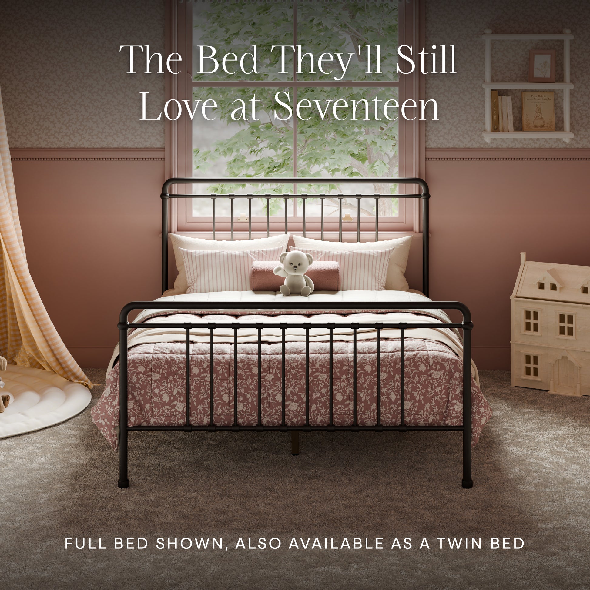 M15396UR,Namesake Kids,Winston Full Bed in Vintage Iron