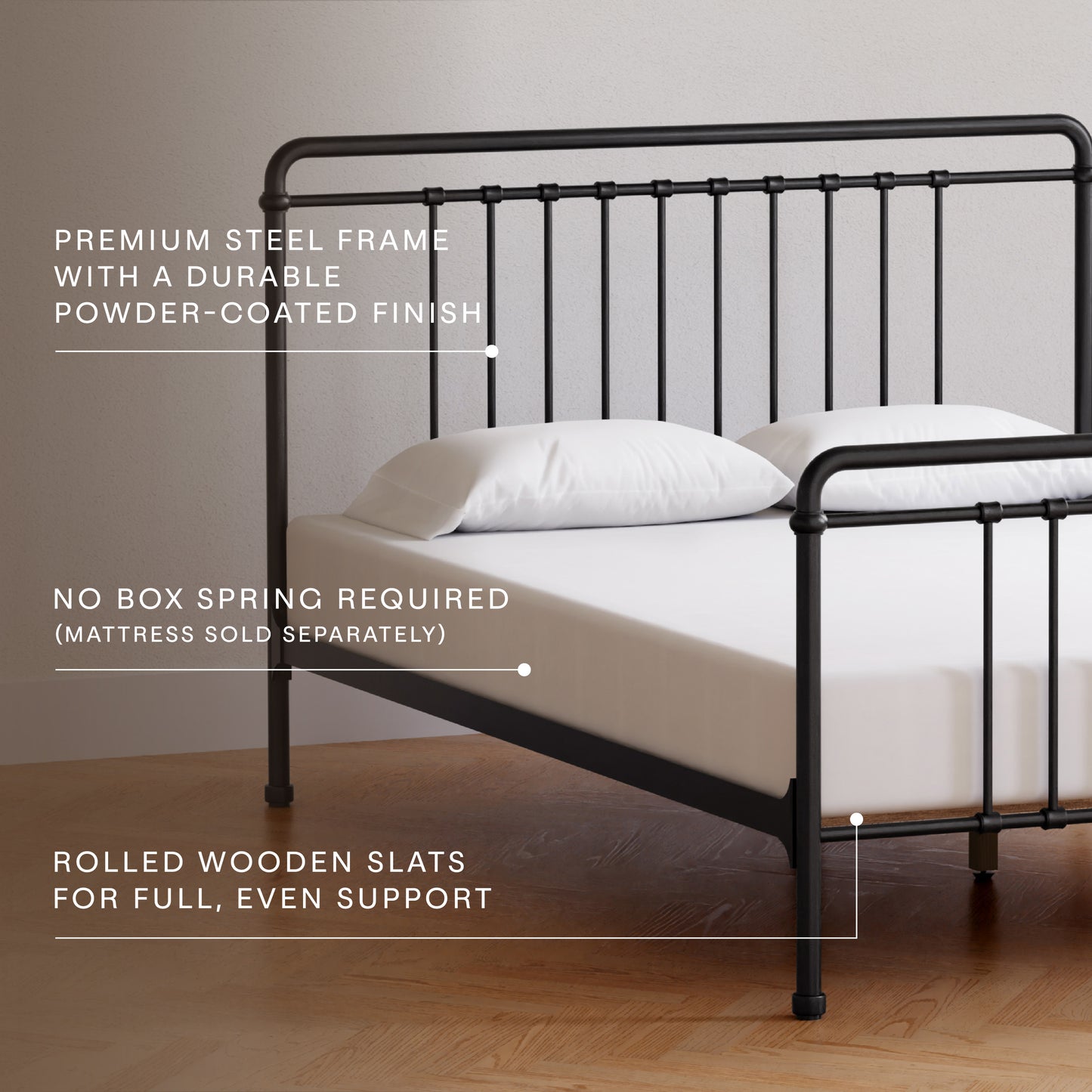 M15396UR,Namesake Kids,Winston Full Bed in Vintage Iron