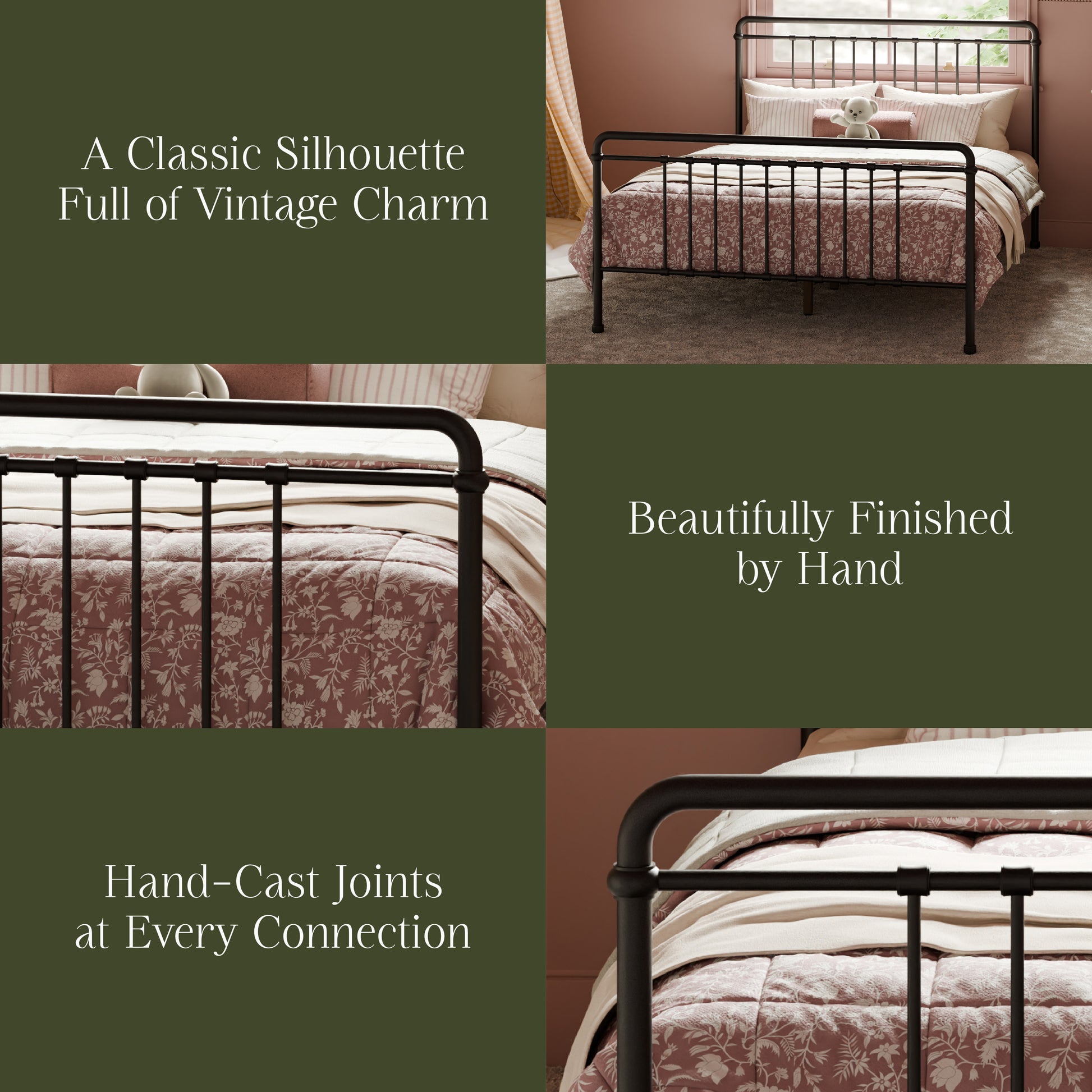 M15396UR,Namesake Kids,Winston Full Bed in Vintage Iron