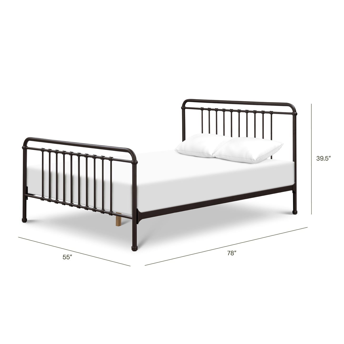 M15396UR,Namesake Kids,Winston Full Bed in Vintage Iron