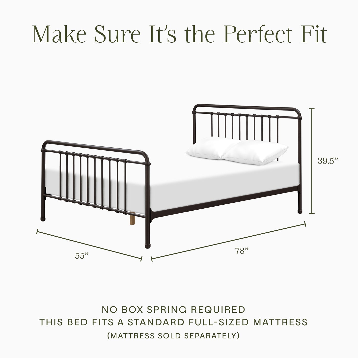 M15396UR,Namesake Kids,Winston Full Bed in Vintage Iron