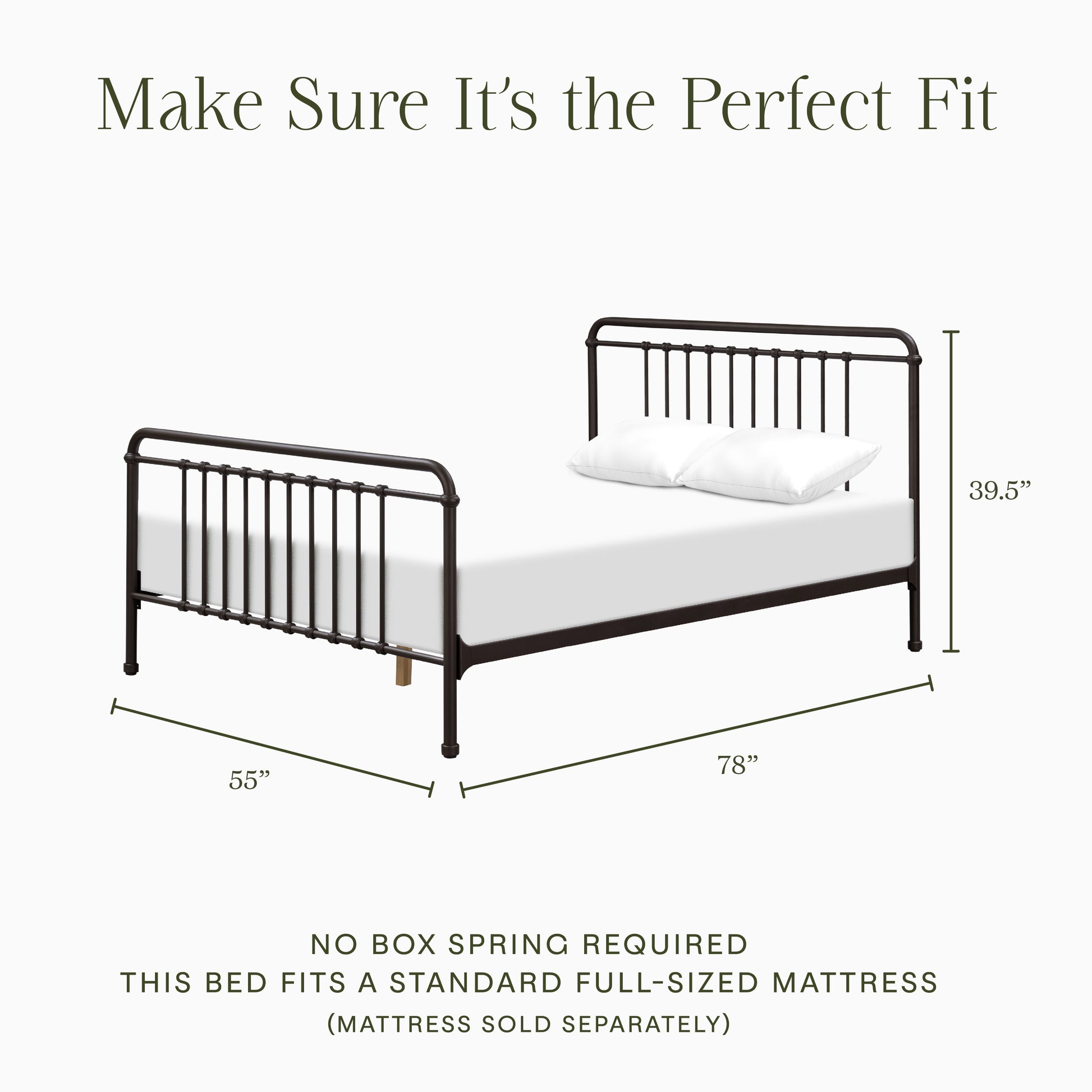 M15396UR,Namesake Kids,Winston Full Bed in Vintage Iron