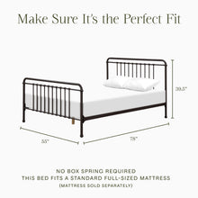 M15396UR,Namesake Kids,Winston Full Bed in Vintage Iron
