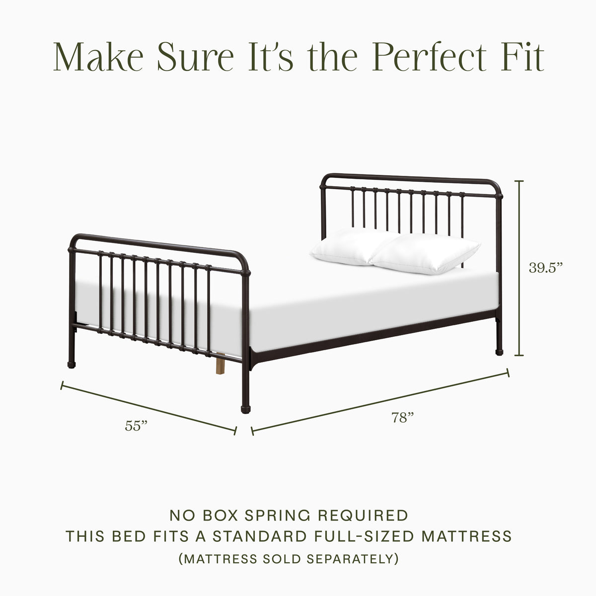 M15396UR,Namesake Kids,Winston Full Bed in Vintage Iron