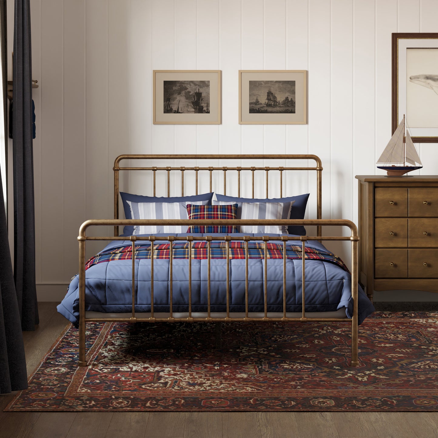 M15396VG,Namesake Kids,Winston Full Bed in Vintage Gold