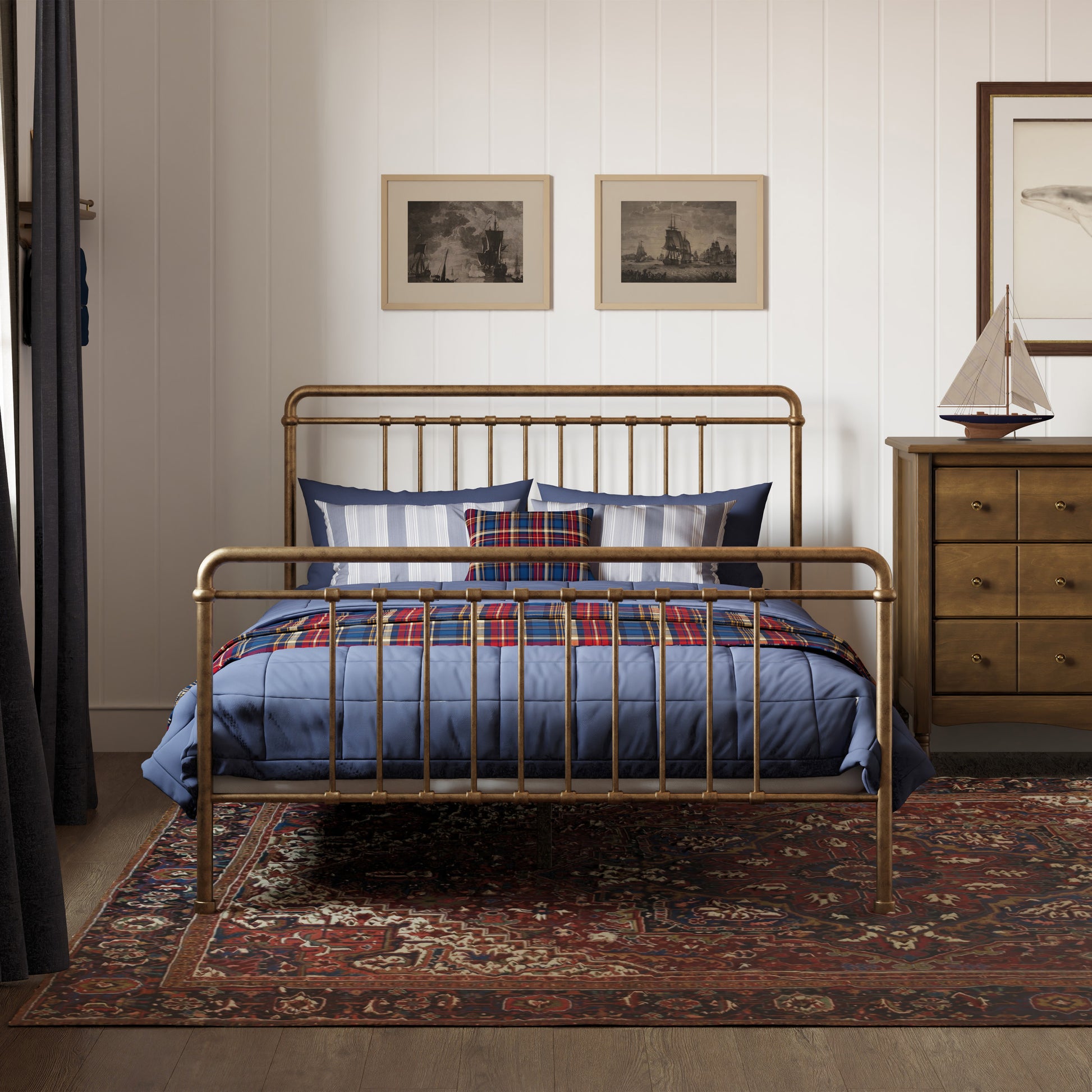 M15396VG,Namesake Kids,Winston Full Bed in Vintage Gold