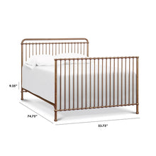 M15399VG,Namesake,Winston Full Size Bed Conversion Kit in Vintage Gold
