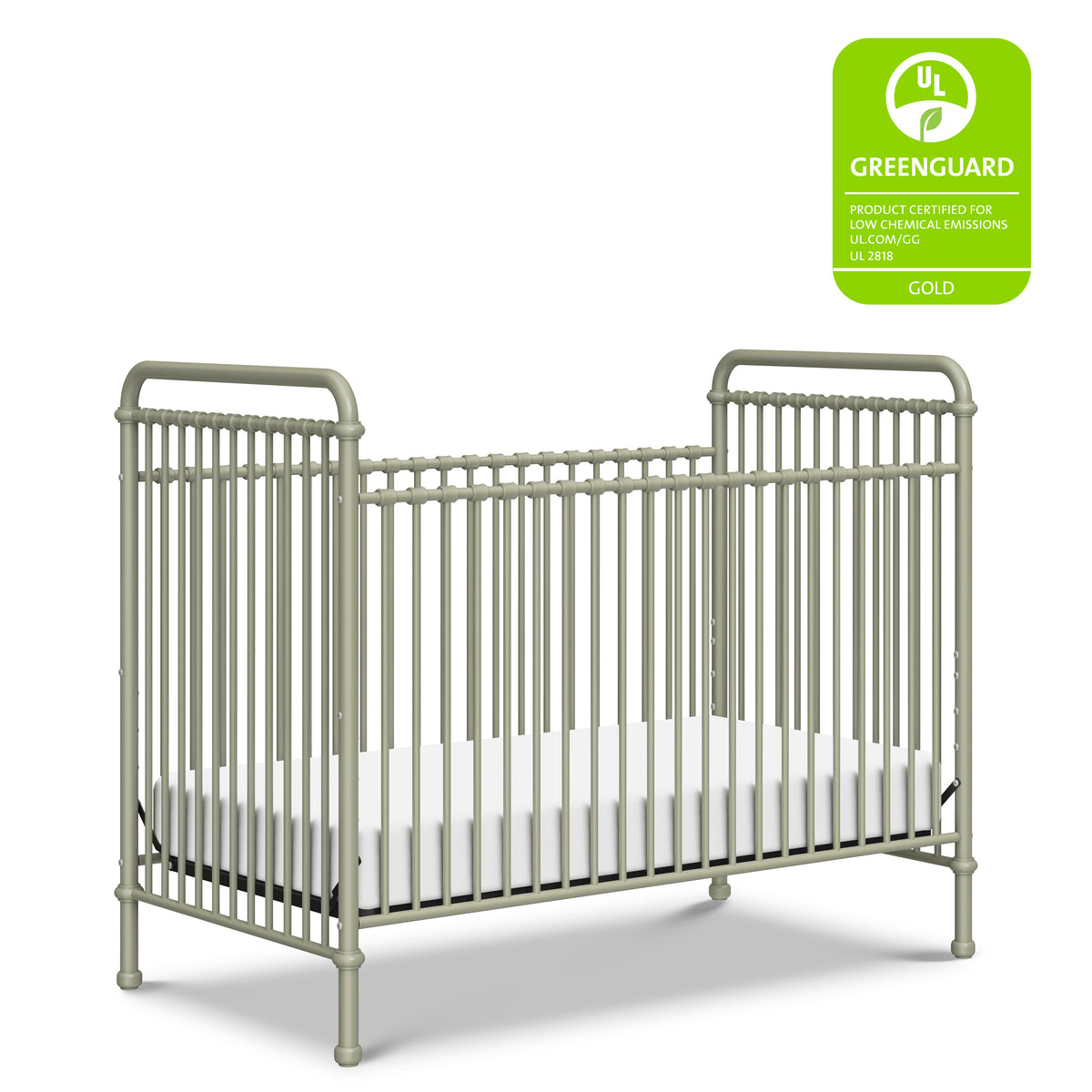M15501HS,Namesake,Abigail 3-in-1 Convertible Crib in Heirloom Sage