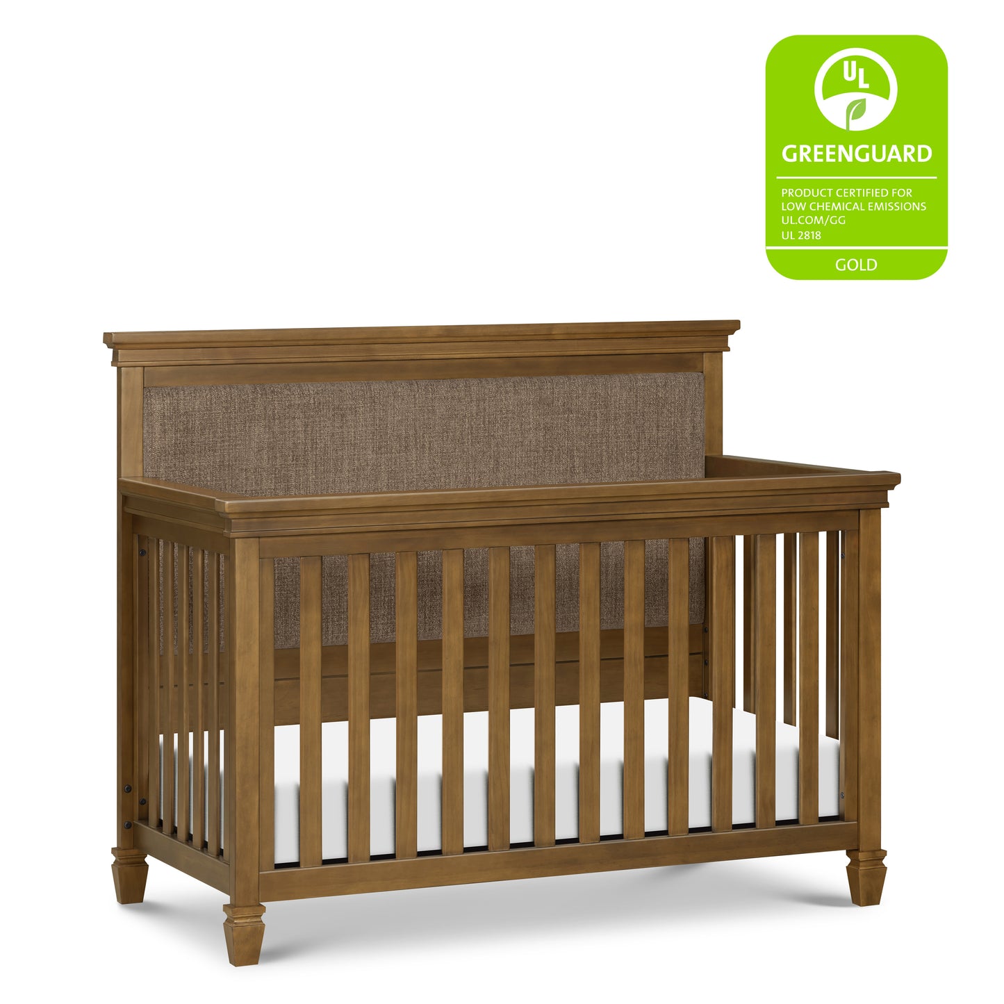 M15801NL,Namesake,Darlington 4-in-1 Convertible Crib in Natural Walnut
