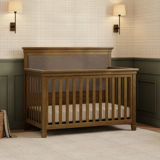 M15801NL,Namesake,Darlington 4-in-1 Convertible Crib in Natural Walnut