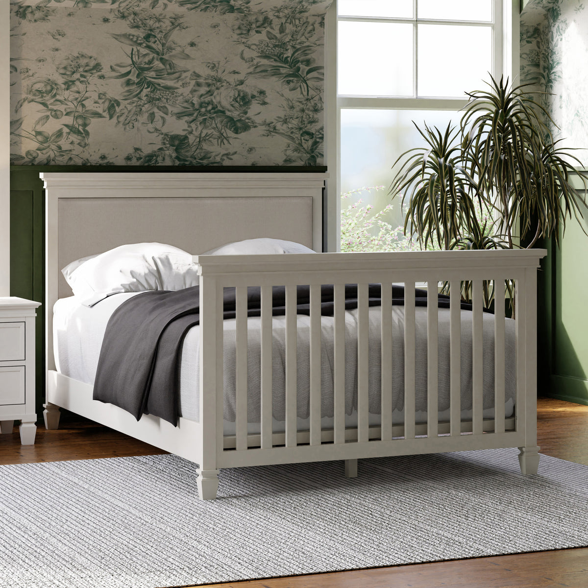 M15801RW,Namesake,Darlington 4-in-1 Convertible Crib in Warm White