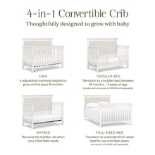 M15801RW,Namesake,Darlington 4-in-1 Convertible Crib in Warm White