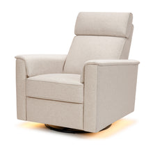 M17182PBEW,Namesake,Willa Pro Power Glider Recliner w/ Power Lumbar in Performance Beach Eco-Weave