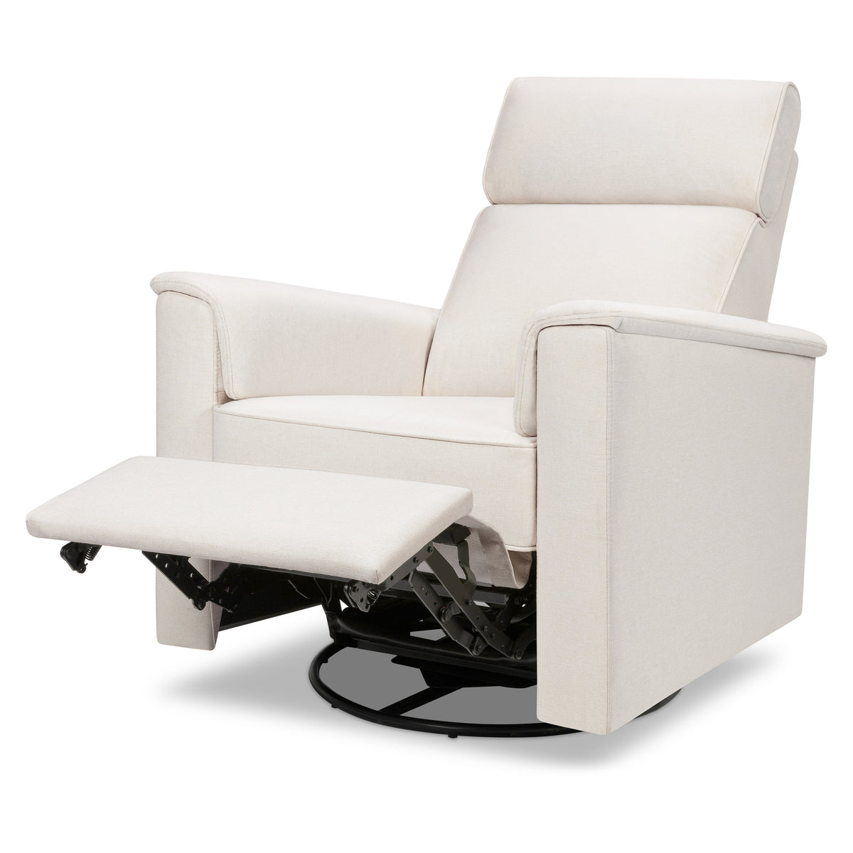 M17182PCMEW,Namesake,Willa Pro Power Glider Recliner w/ Power Lumbar in Performance Cream Eco-Weave