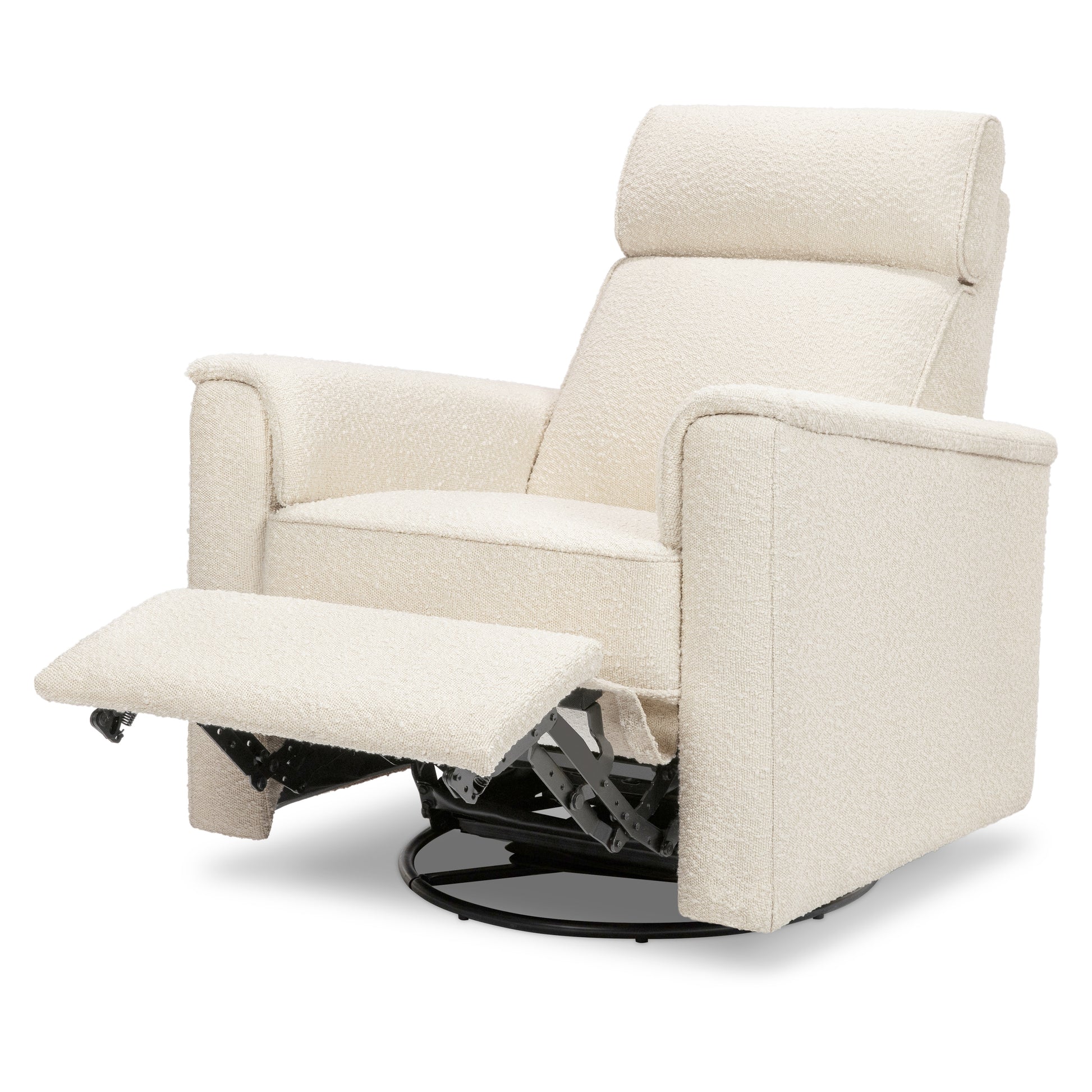 M17182PWB,Namesake,Willa Pro Power Glider Recliner w/ Power Lumbar in Performance Ivory Boucle