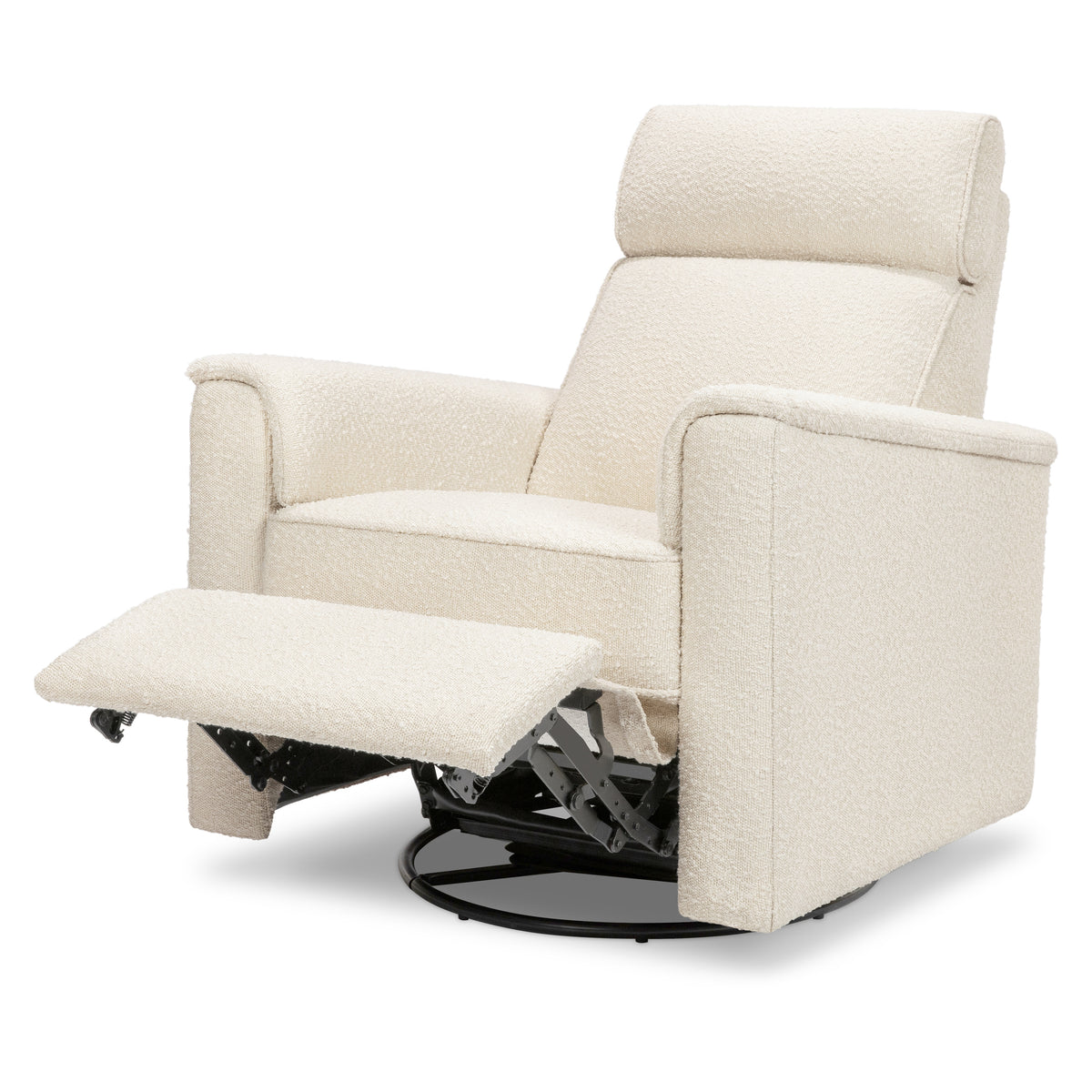 M17182PWB,Namesake,Willa Pro Power Glider Recliner w/ Power Lumbar in Performance Ivory Boucle