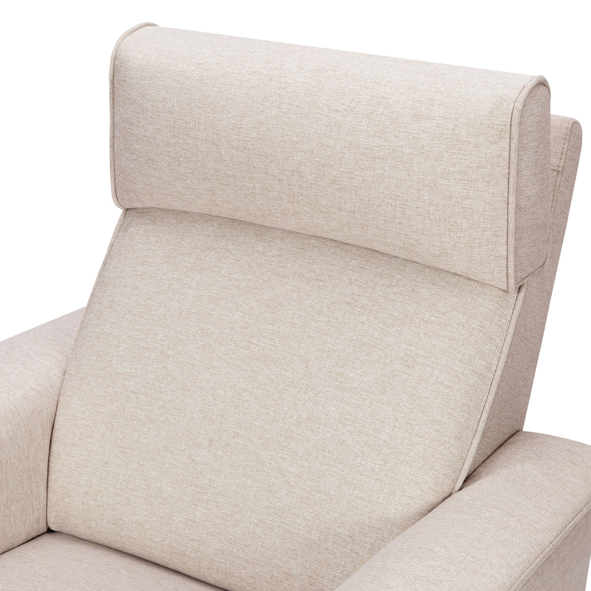 M17183PBEW,Namesake,Willa Deluxe Power Glider Recliner w/Heat&Massage in Performance Beach Eco-Weave