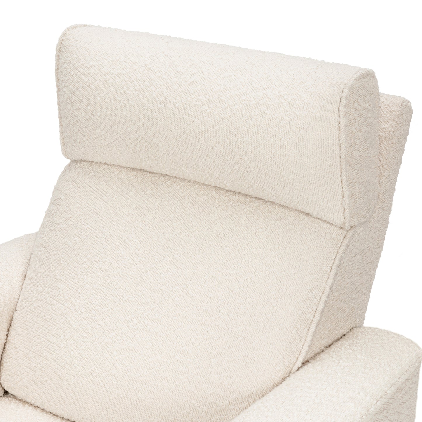 M17183PWB,Namesake,Willa Deluxe Power Glider Recliner w/Heat&Massage in Performance Ivory Boucle