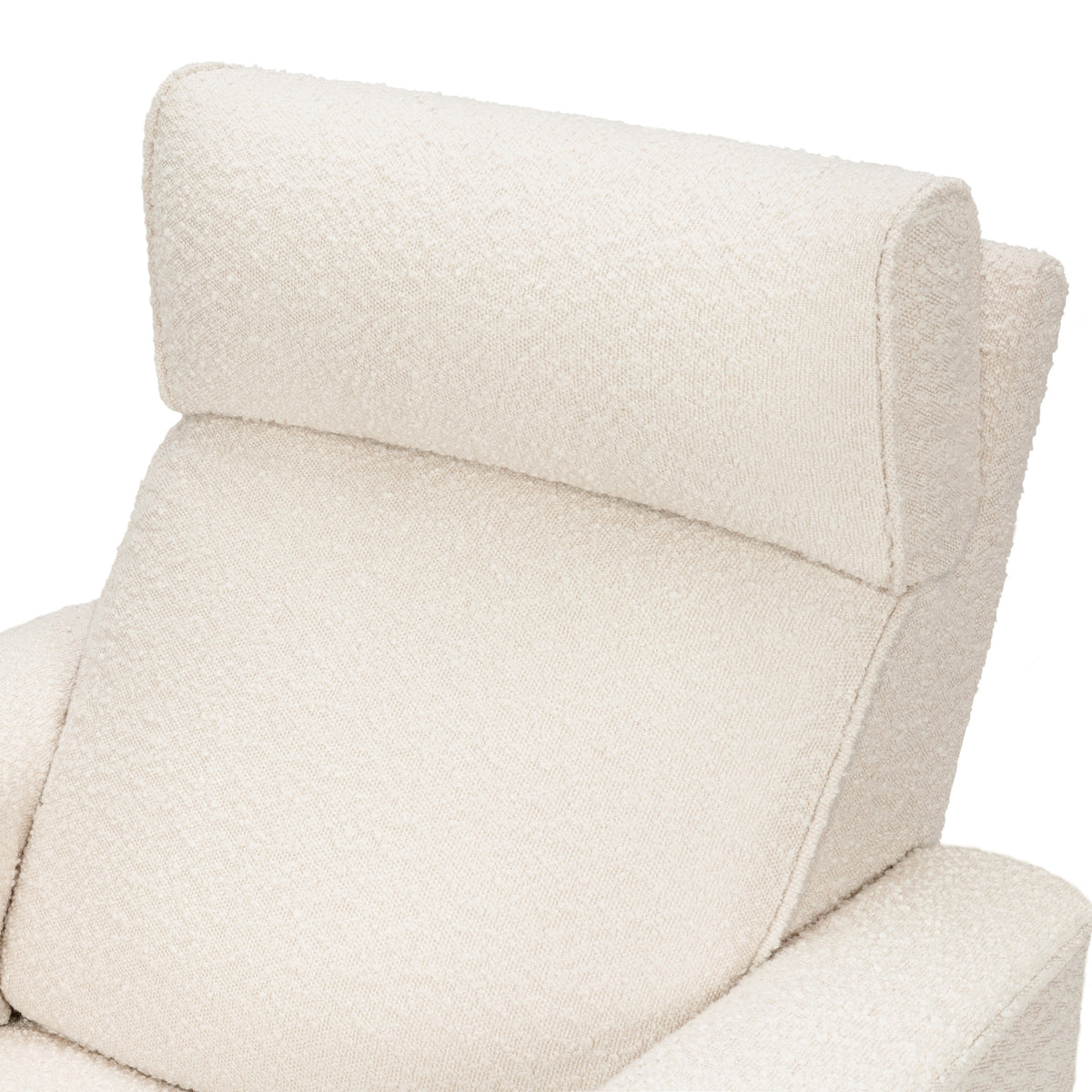 M17183PWB,Namesake,Willa Deluxe Power Glider Recliner w/Heat&Massage in Performance Ivory Boucle