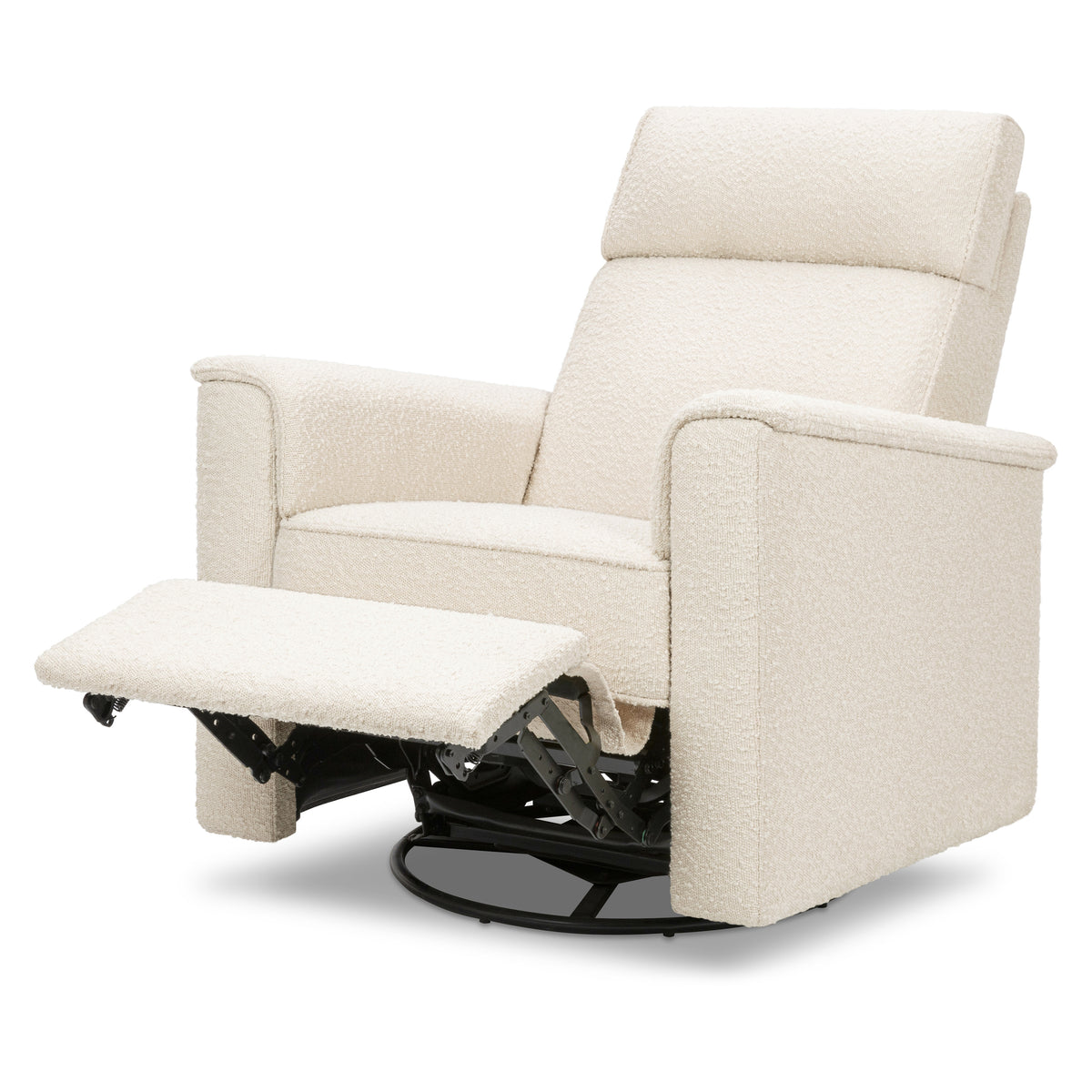 M17183PWB,Namesake,Willa Deluxe Power Glider Recliner w/Heat&Massage in Performance Ivory Boucle