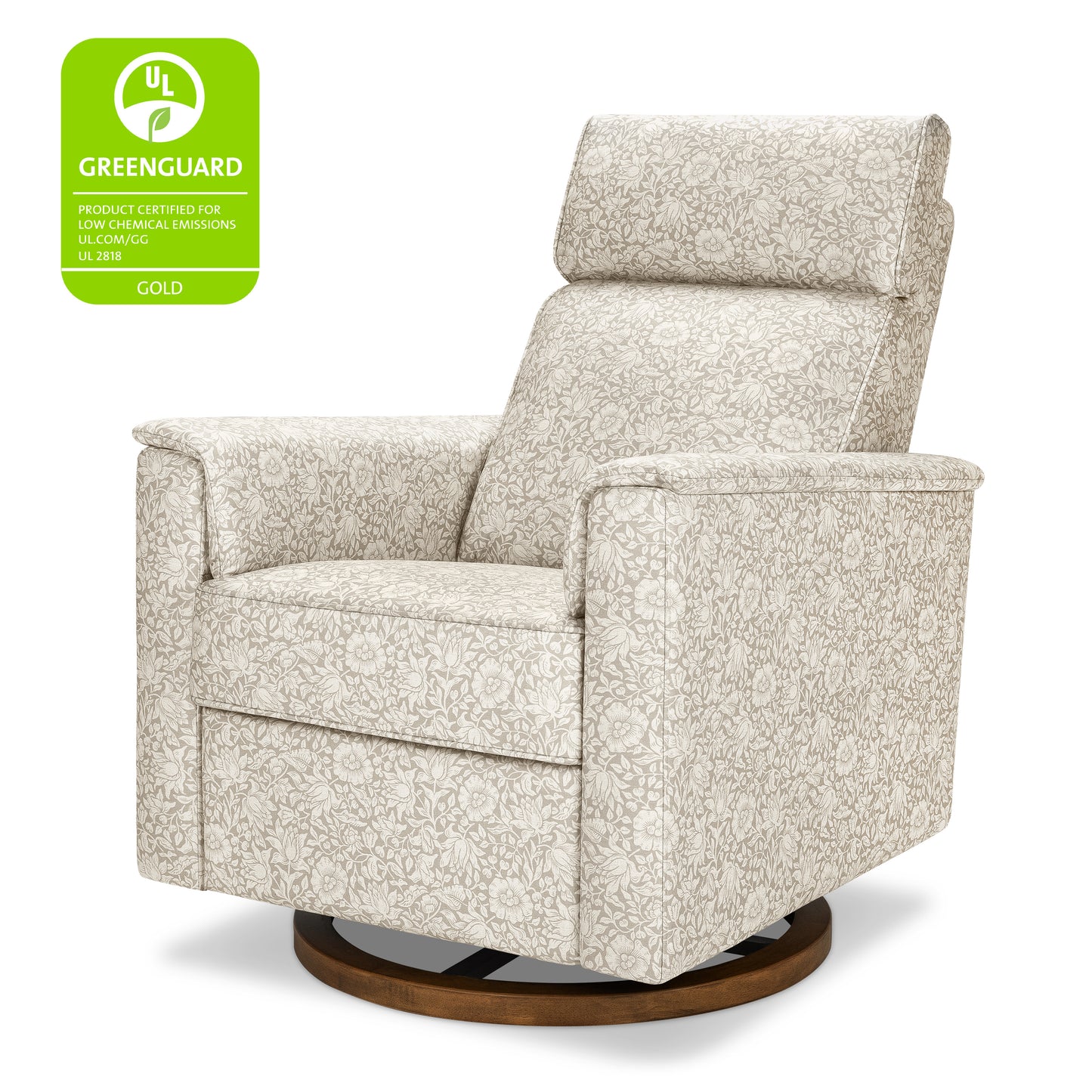 M17186MADB,Namesake,Morris & Co. x Namesake Willa Plus Power Recliner in Mallow in Ash w/ Dark Wood Base
