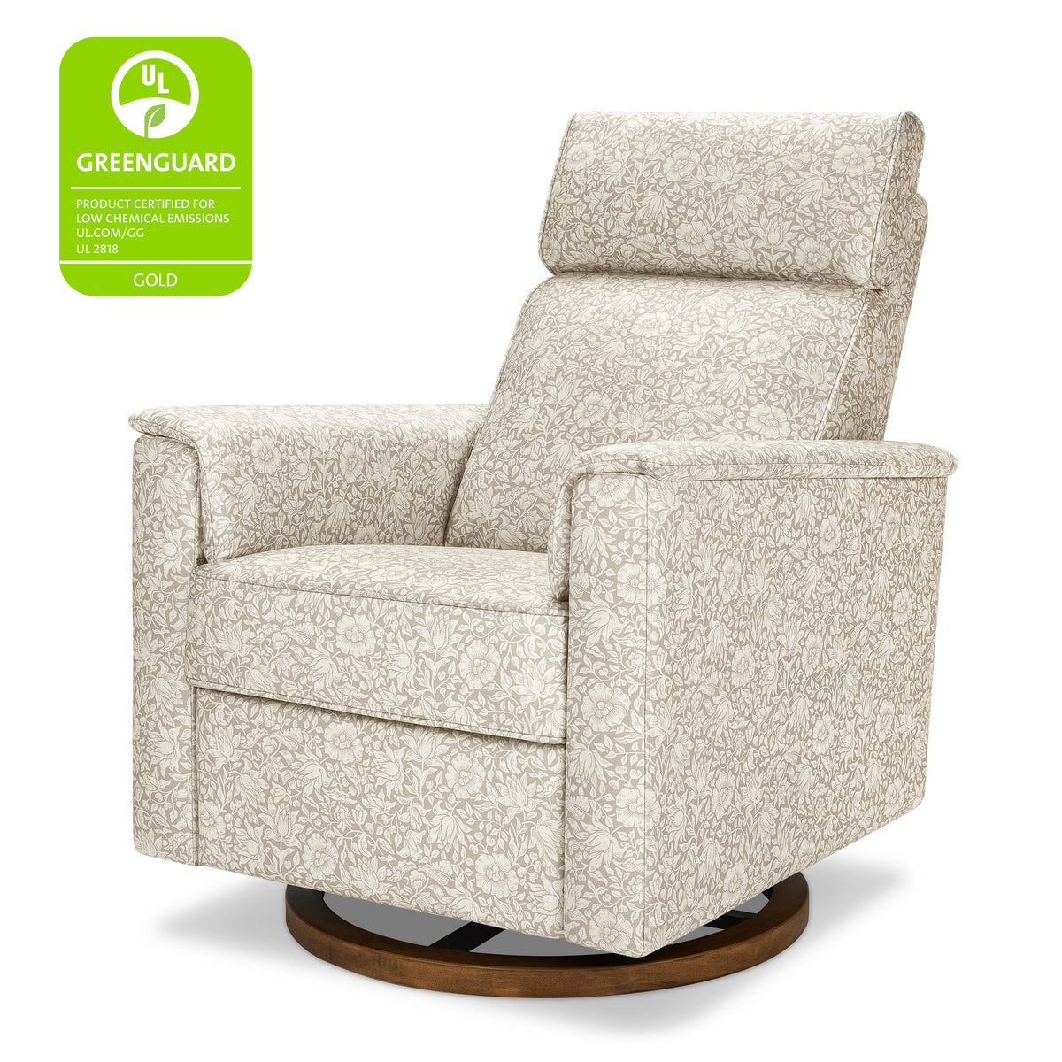 M17186MADB,Namesake,Morris & Co. x Namesake Willa Plus Power Recliner in Mallow in Ash w/ Dark Wood Base