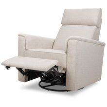 M17186PBEW,Namesake,Willa Plus Power Glider Recliner w/ Power Headrest in Performance Beach Eco-Weave