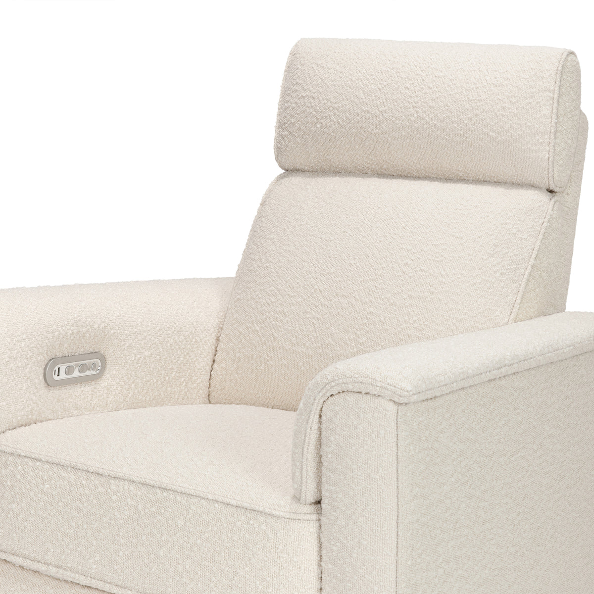 M17186PWB,Namesake,Willa Plus Power Glider Recliner w/ Power Headrest in Performance Ivory Boucle