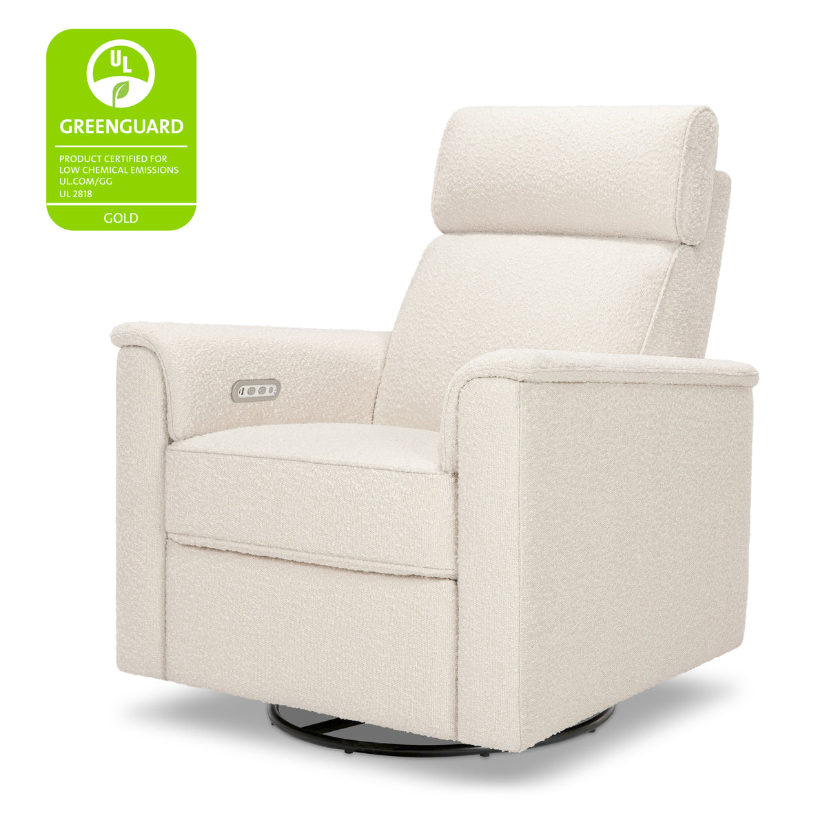 M17186PWB,Namesake,Willa Plus Power Glider Recliner w/ Power Headrest in Performance Ivory Boucle