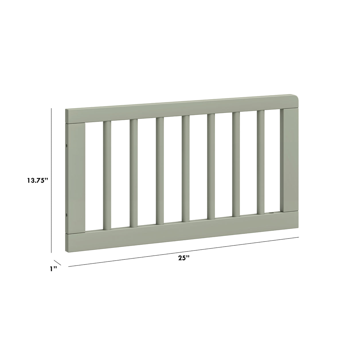 M19699FS,The MDB Family,Toddler Bed Conversion Kit in French Sage