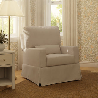 M21777PBEW,Namesake,Crawford Recliner and Swivel Glider in Performance Beach Eco-Weave