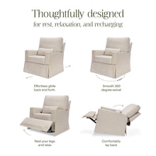 M21777PBEW,Namesake,Crawford Recliner and Swivel Glider in Performance Beach Eco-Weave