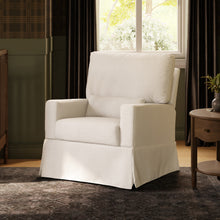 M21777PCMEW,Namesake,Crawford Recliner and Swivel Glider in Performance Cream Eco-Weave