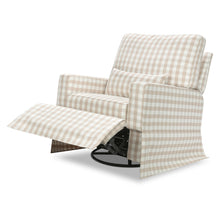M21777TGH,Namesake,Crawford Recliner and Swivel Glider in Tan Gingham