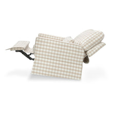 M21777TGH,Namesake,Crawford Recliner and Swivel Glider in Tan Gingham
