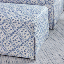 M21785BLT,Namesake,Sarah Flint x Namesake Crawford Gliding Ottoman in Blue Lattice Performance Eco-Weave