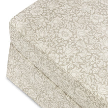 M21785MA,Namesake,Morris & Co. x Namesake Crawford Gliding Ottoman in Mallow in Ash