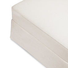 M21785PCMEW,Namesake,Crawford Gliding Ottoman in Performance Cream Eco-Weave