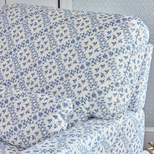 M21787BLT,Namesake,Sarah Flint x Namesake Crawford Swivel Glider in Blue Lattice Performance Eco-Weave