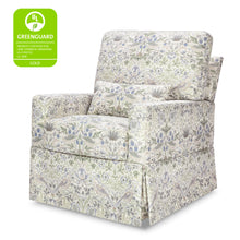 M21787TTFT,Namesake,Morris & Co. x Namesake Crawford Swivel Glider in Strawberry Thief in Fig & Thyme